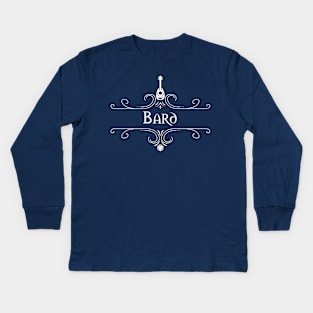 Bard D&D class with embellishment Kids Long Sleeve T-Shirt